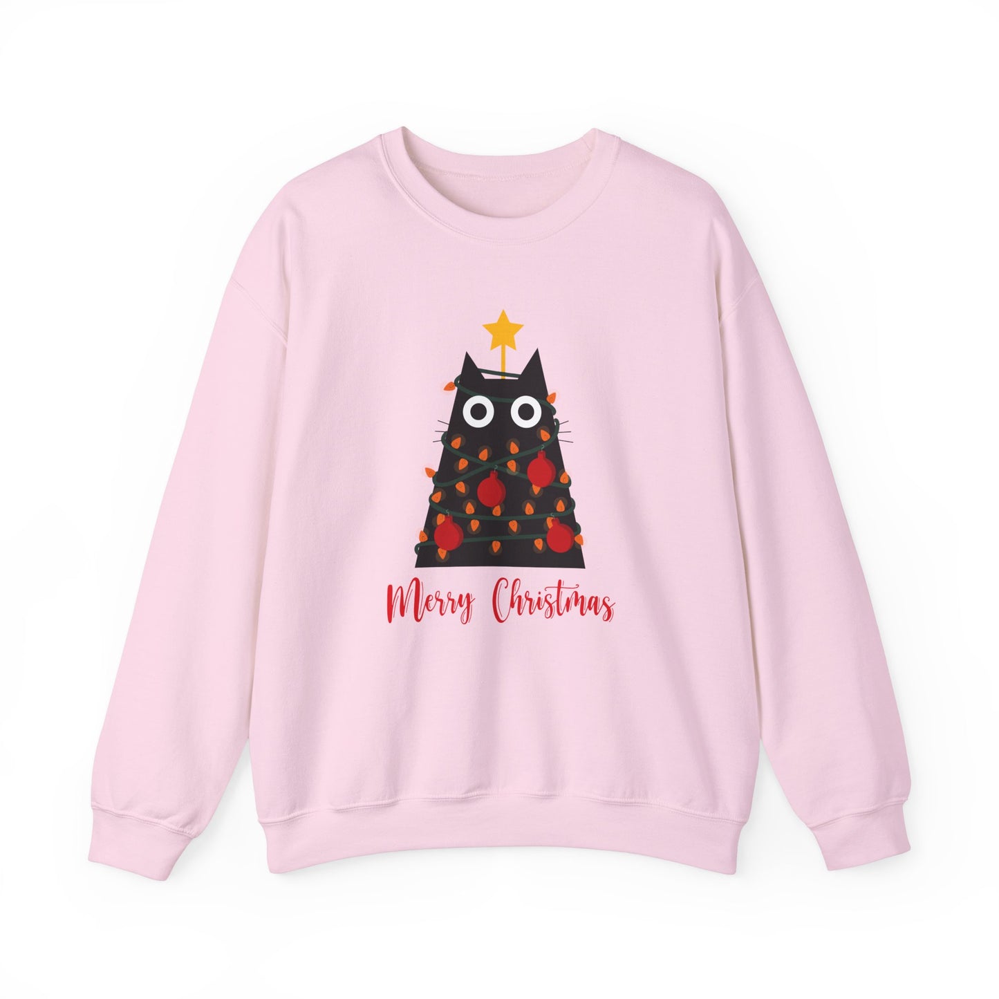 Festive Feline: Merry Christmas  Crewneck