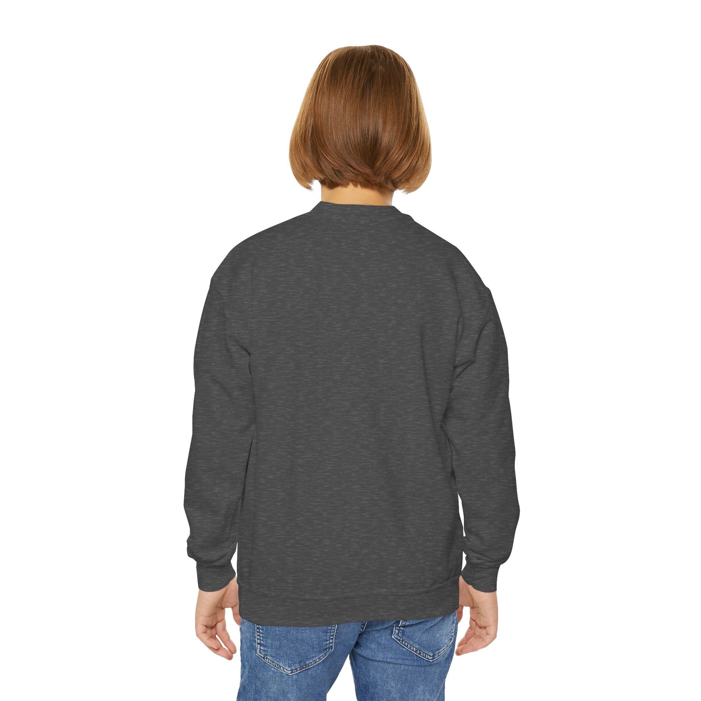 Thanksgiving Gobble Turkey Youth Crewneck Sweatshirt