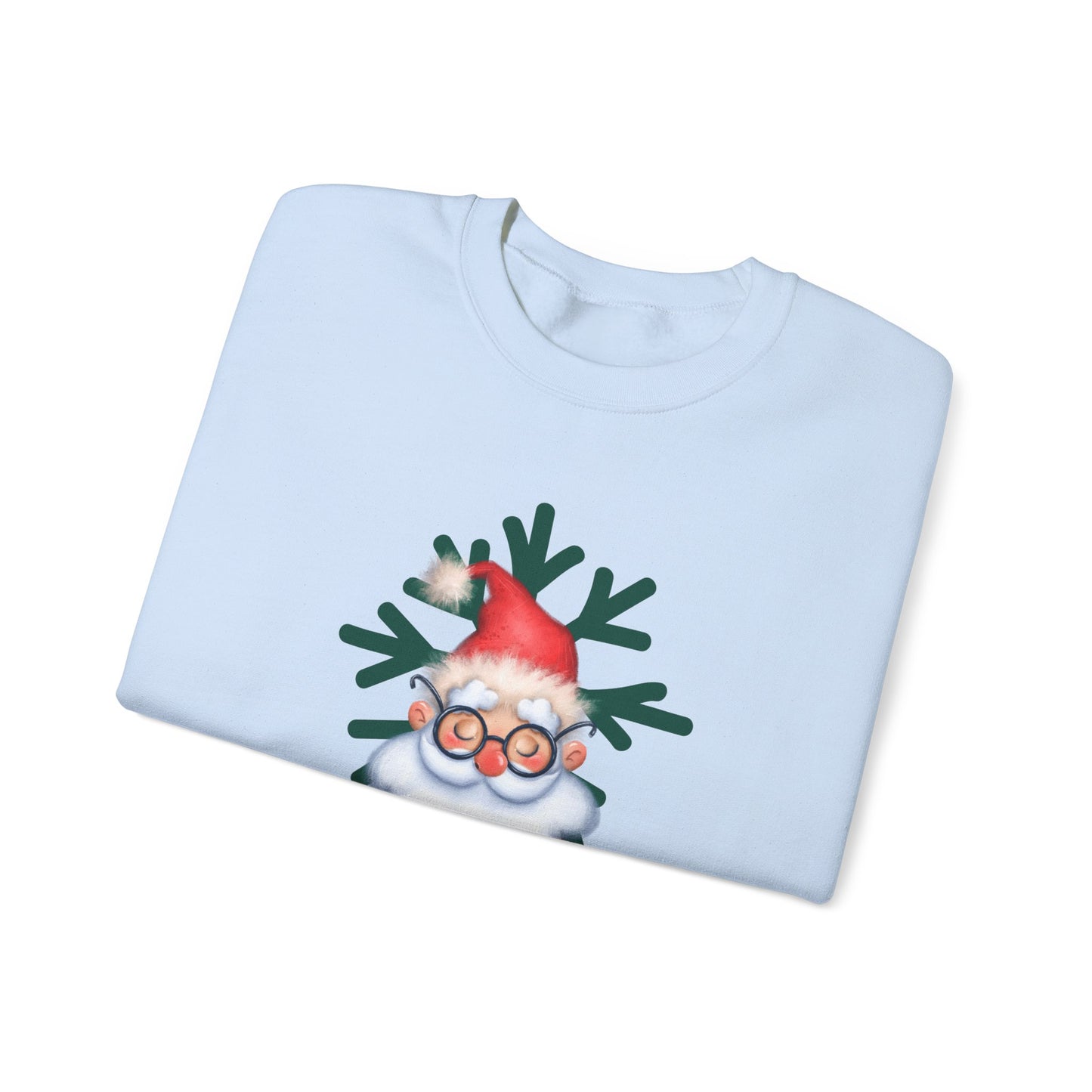 Meditating Santa Christmas  Crewneck