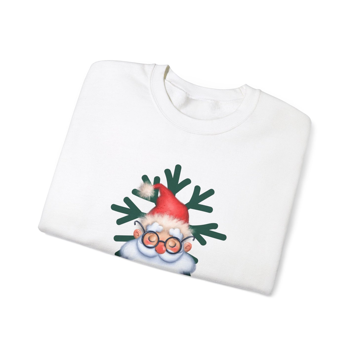 Meditating Santa Christmas  Crewneck