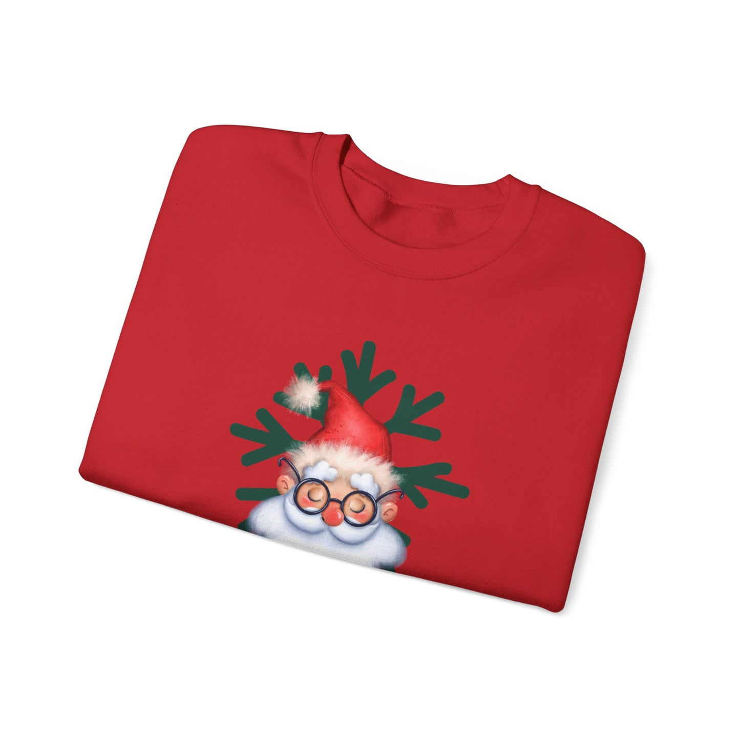 Meditating Santa Christmas  Crewneck