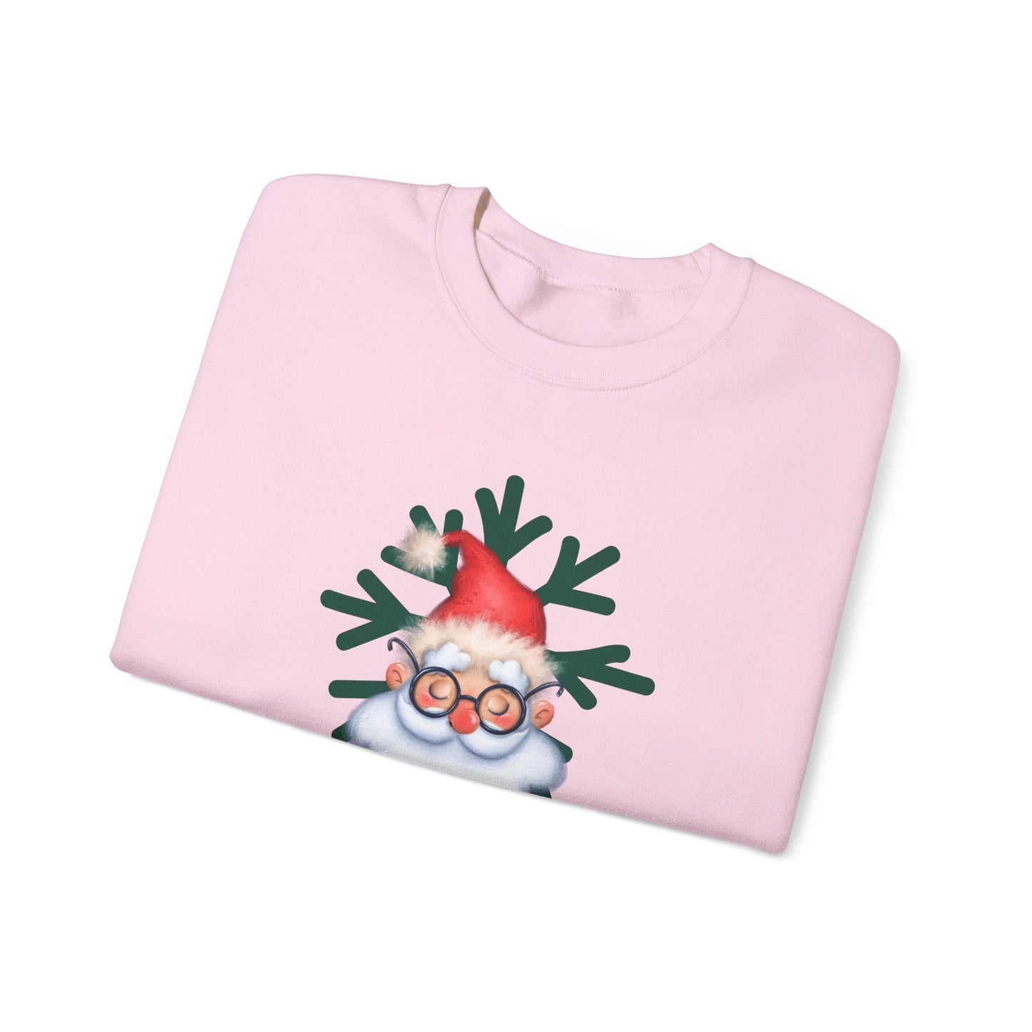 Meditating Santa Christmas  Crewneck