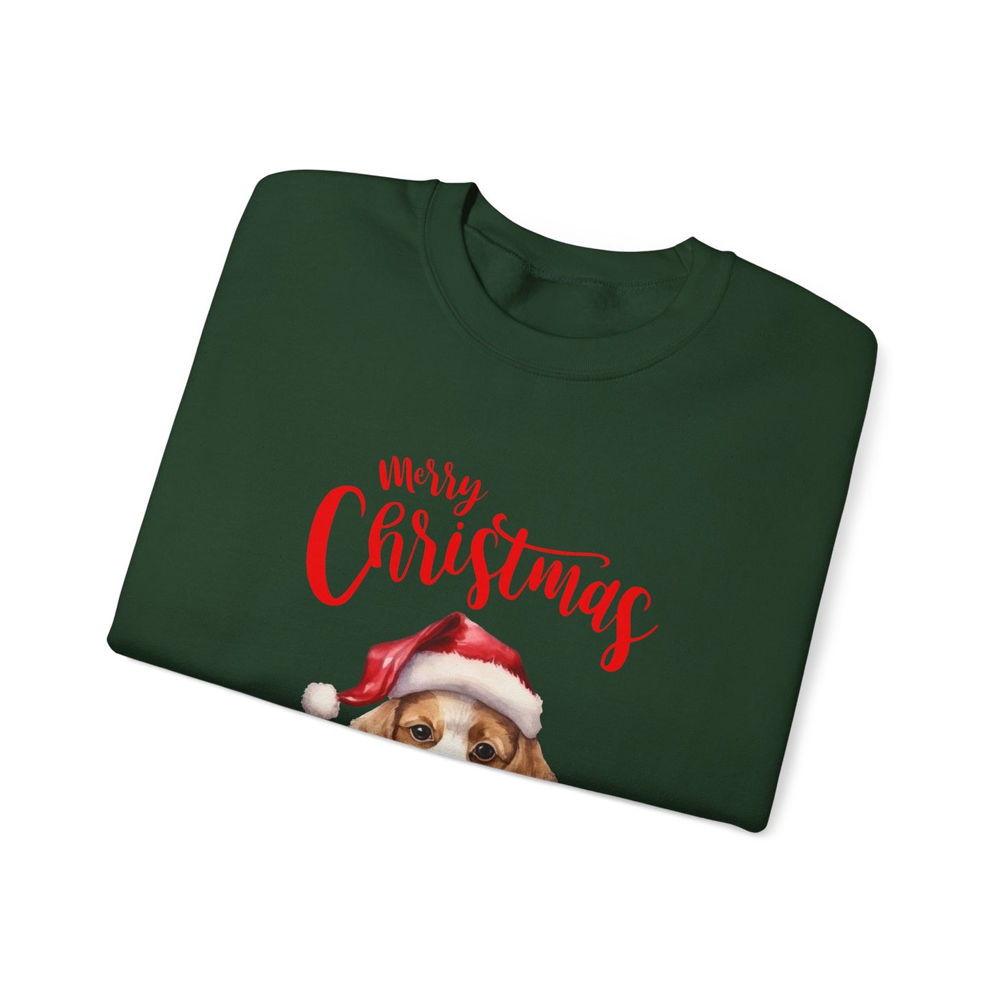 Jolly Pup: Merry Christmas Crewneck