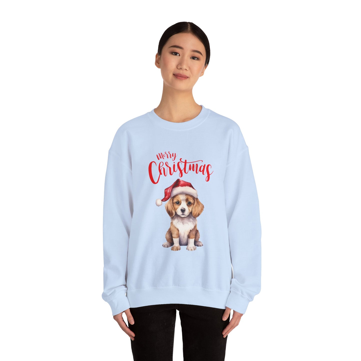 Jolly Pup: Merry Christmas Crewneck