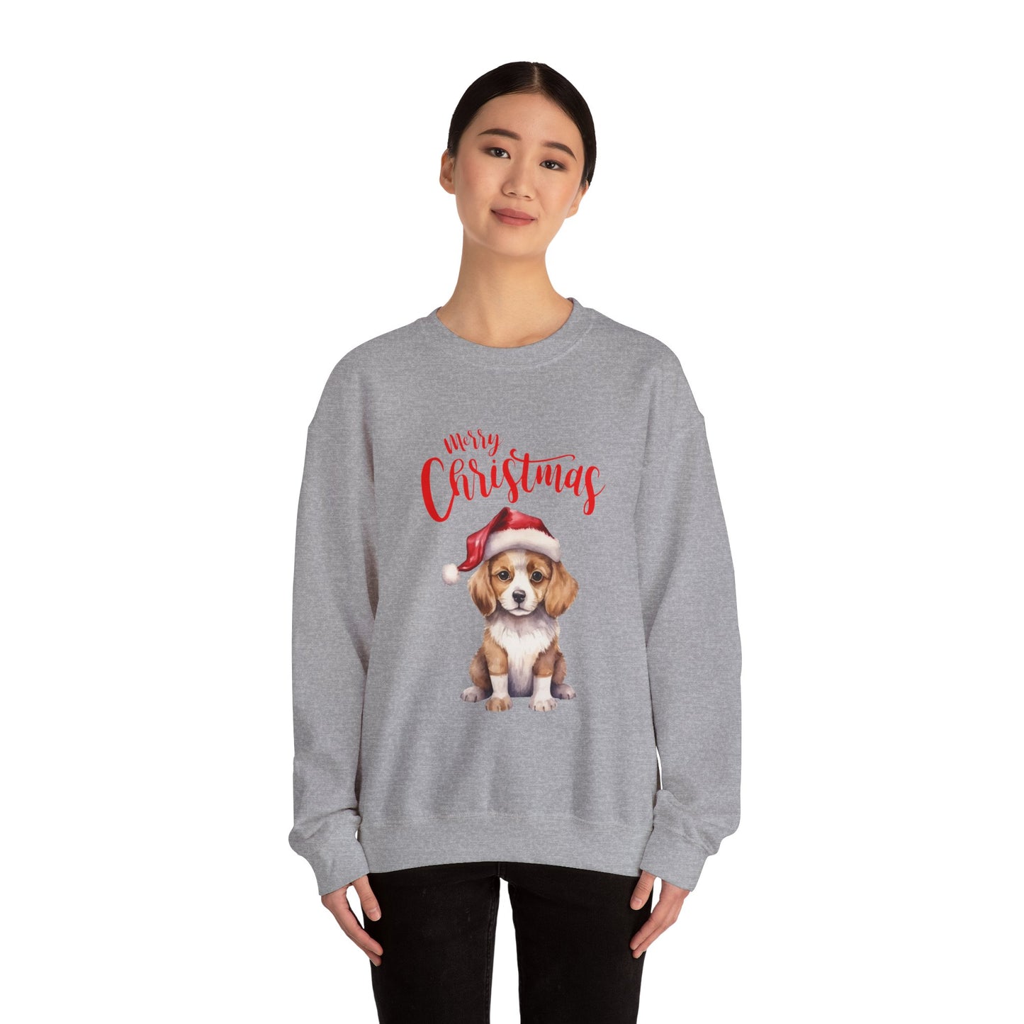 Jolly Pup: Merry Christmas Crewneck