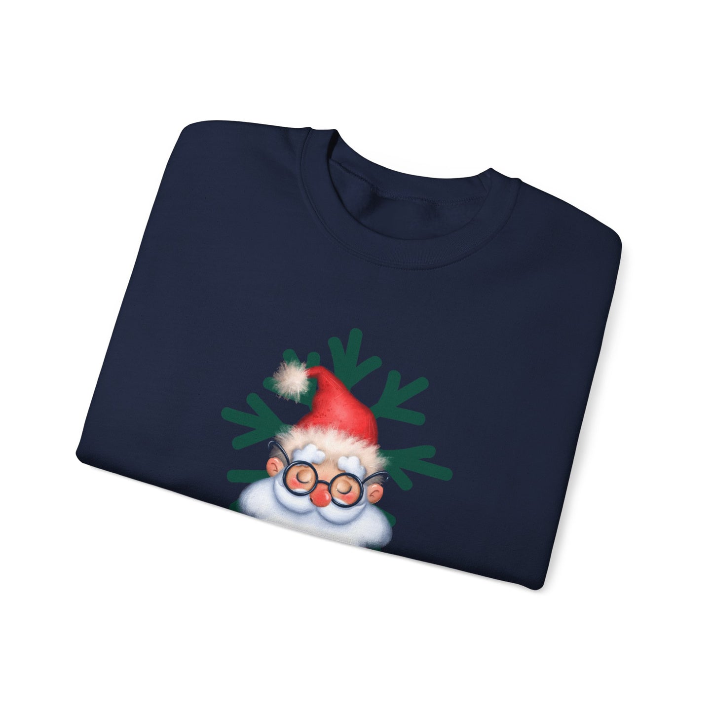 Meditating Santa Christmas  Crewneck