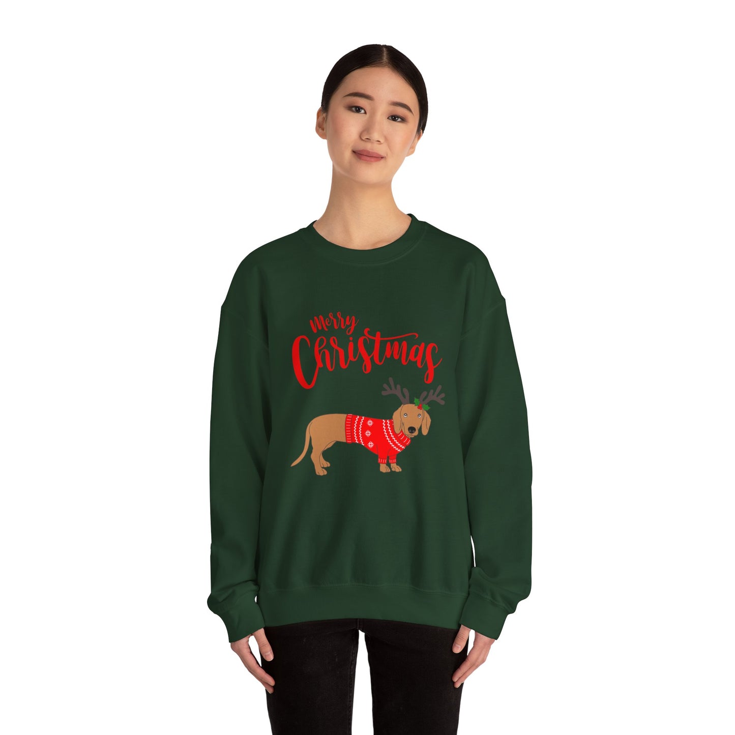 Festive Paws: Merry Christmas Crewneck