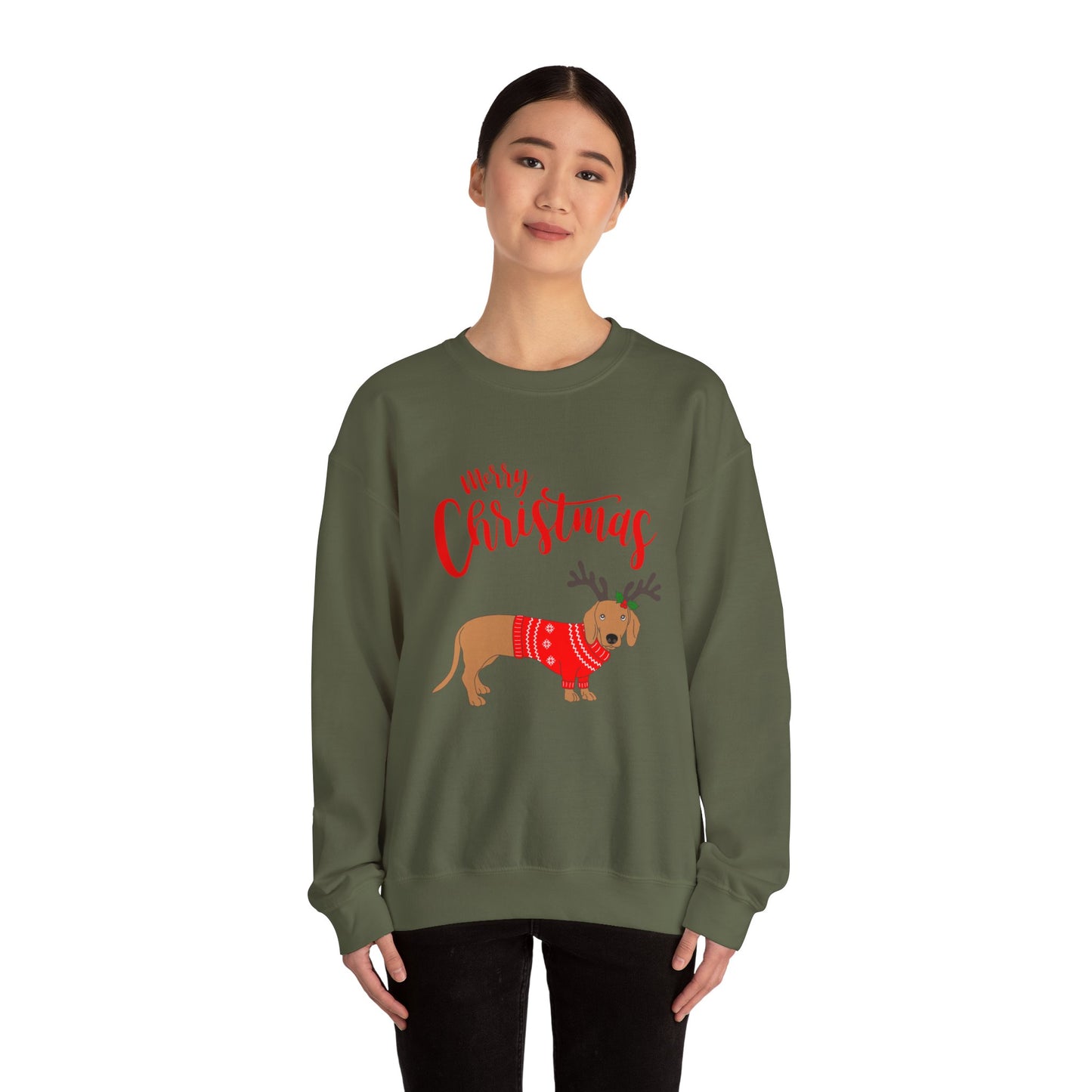 Festive Paws: Merry Christmas Crewneck