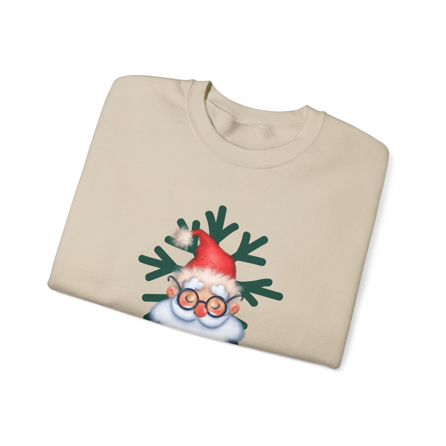 Meditating Santa Christmas  Crewneck