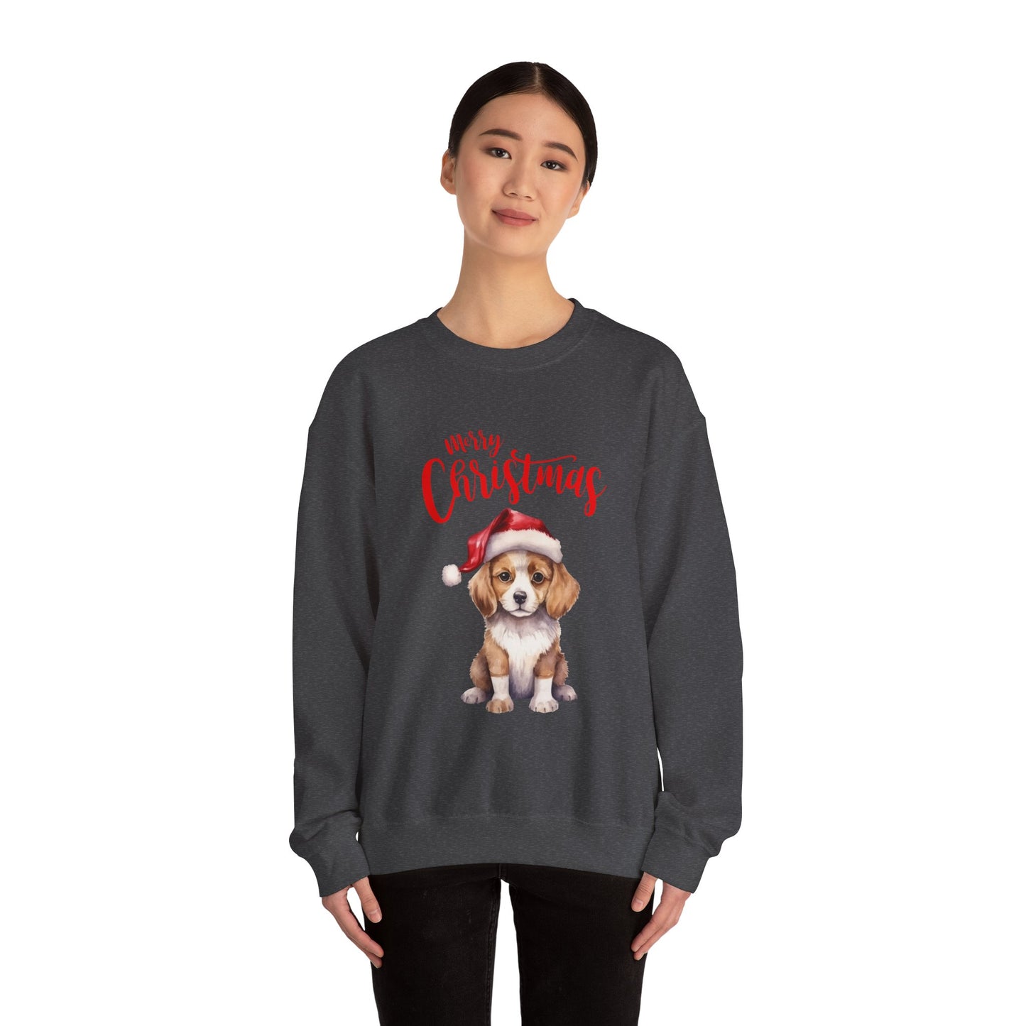 Jolly Pup: Merry Christmas Crewneck