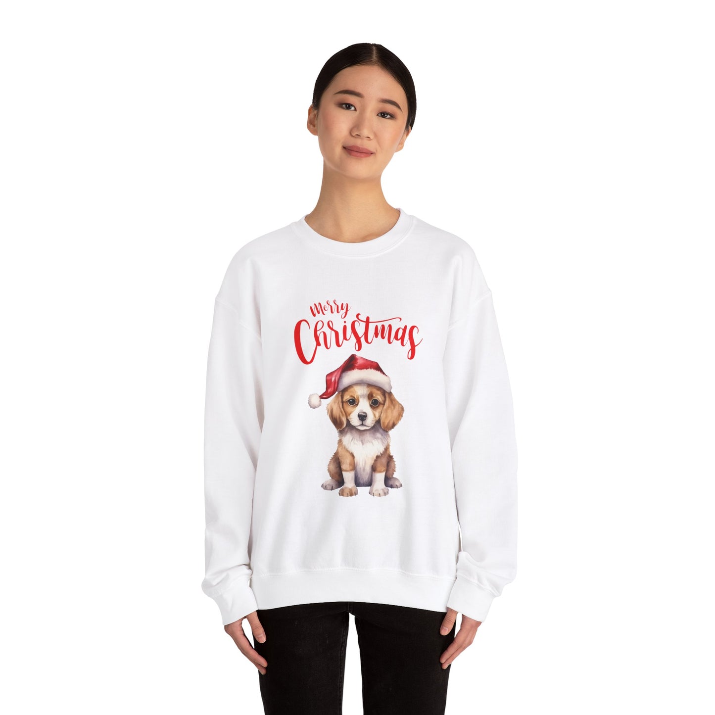 Jolly Pup: Merry Christmas Crewneck