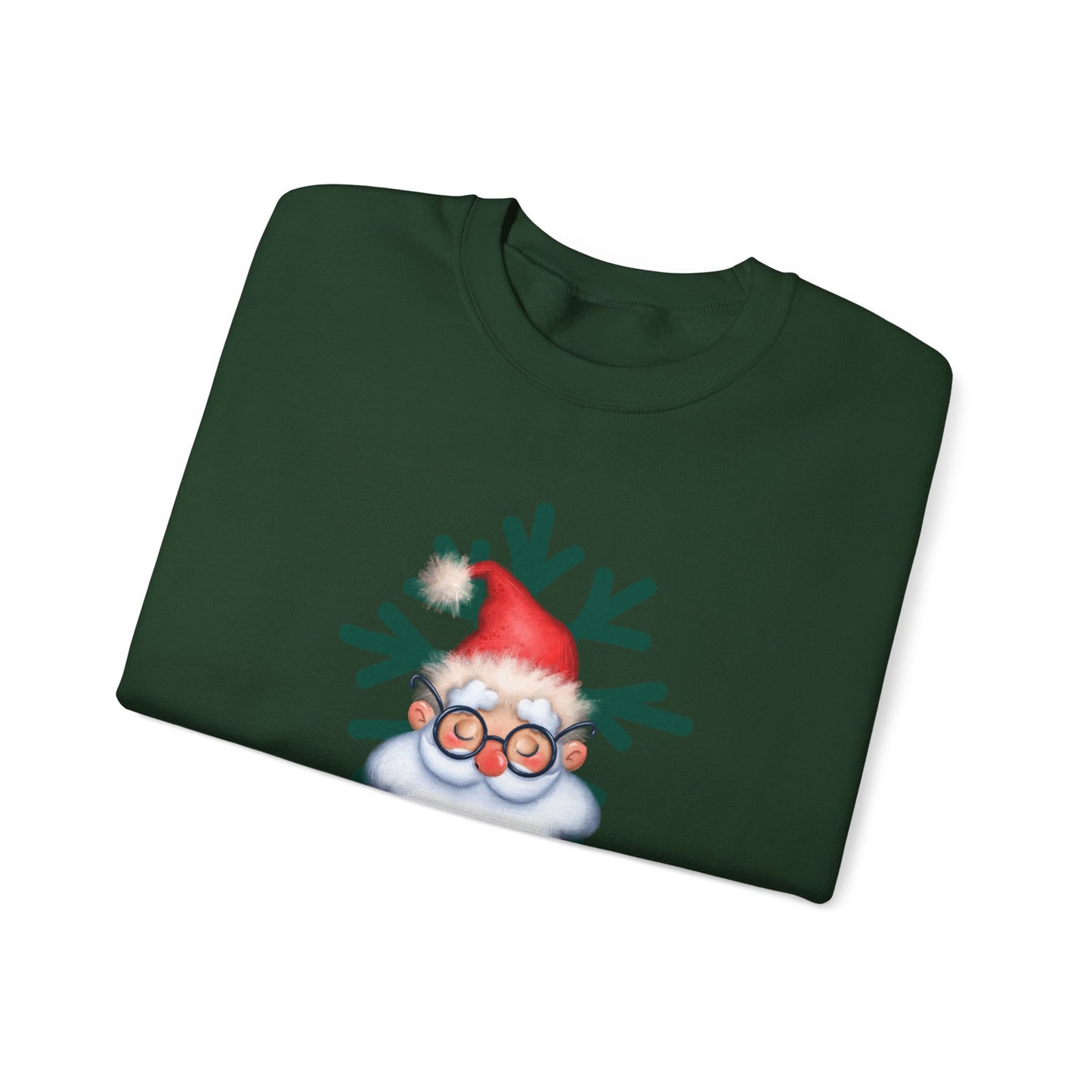 Meditating Santa Christmas  Crewneck