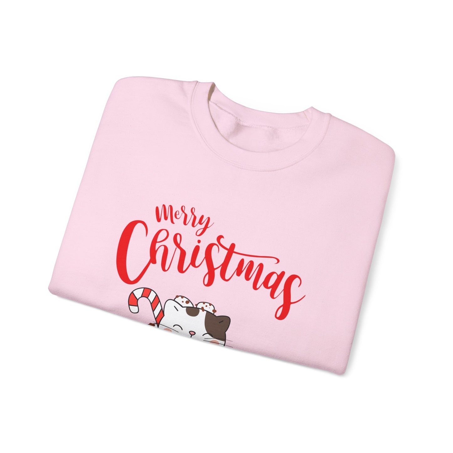 Christmas Cuteness: Kitty in a Cup Crewneck