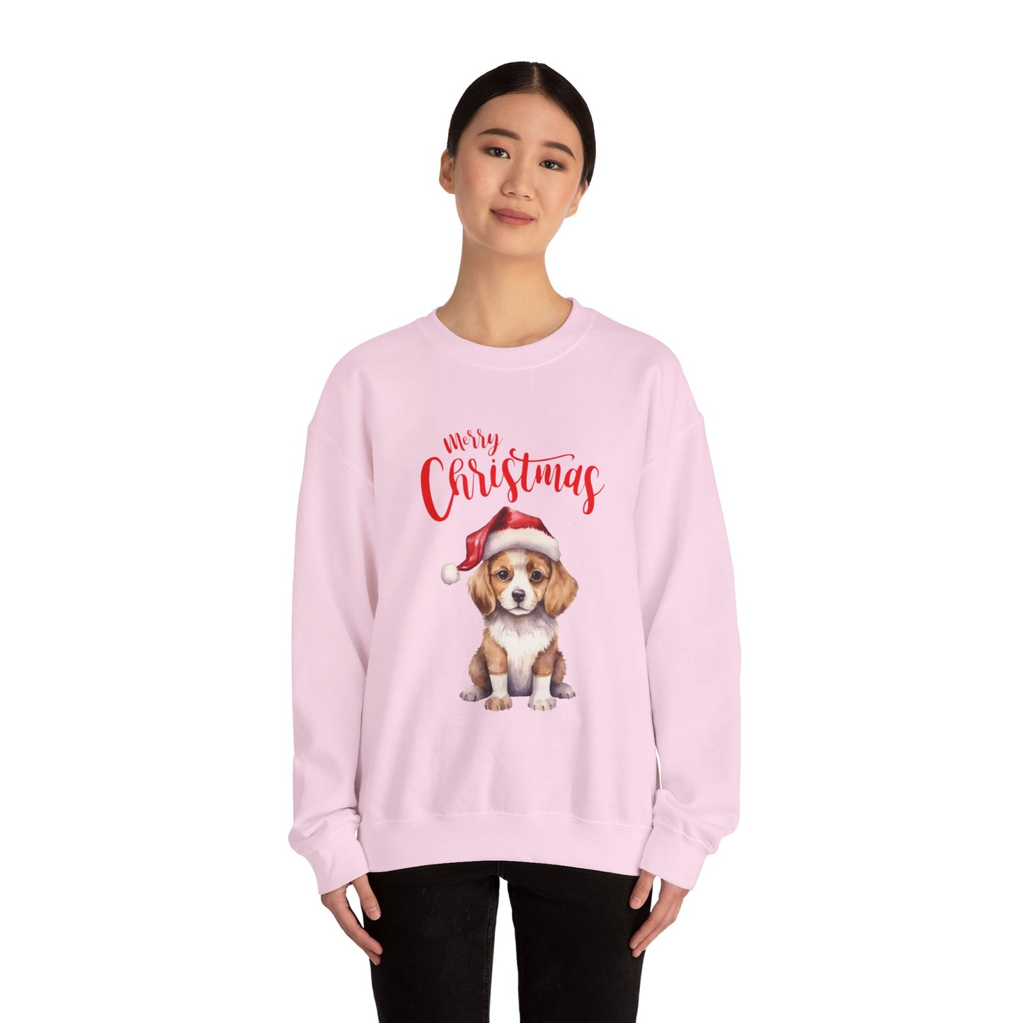 Jolly Pup: Merry Christmas Crewneck