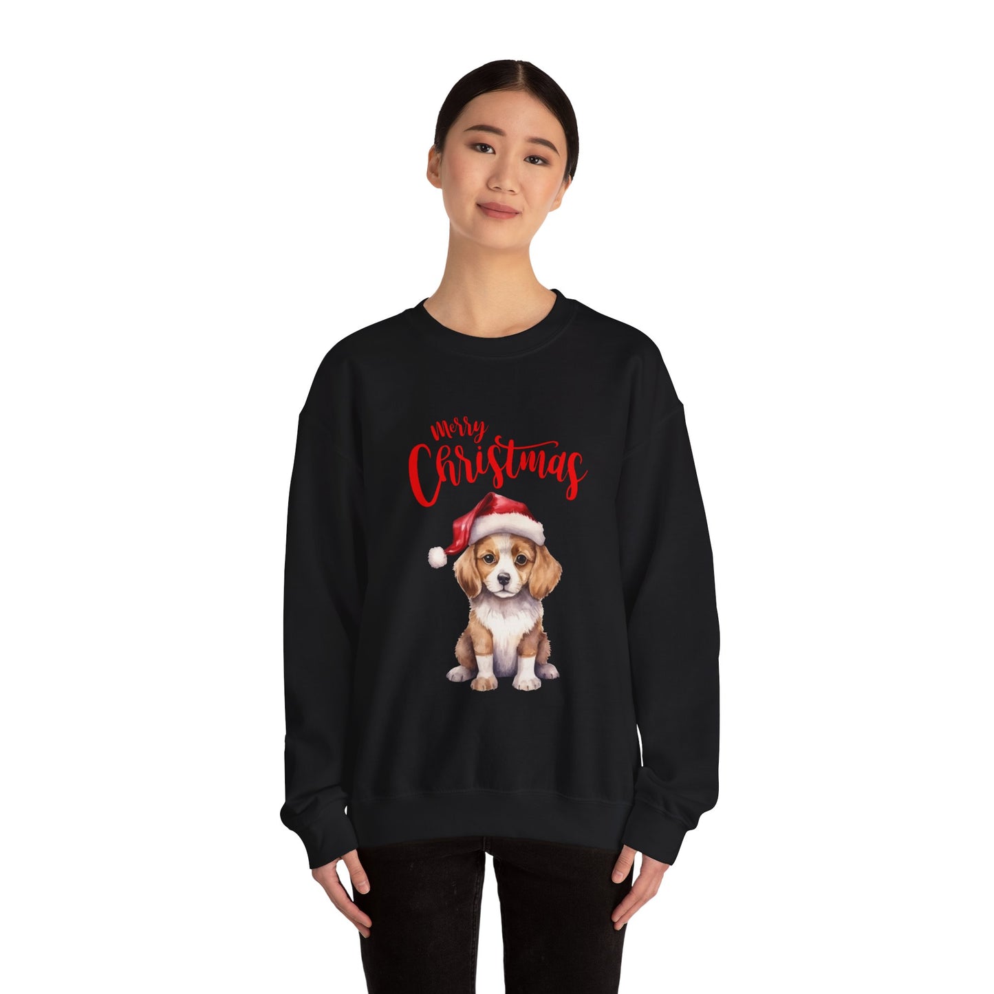 Jolly Pup: Merry Christmas Crewneck