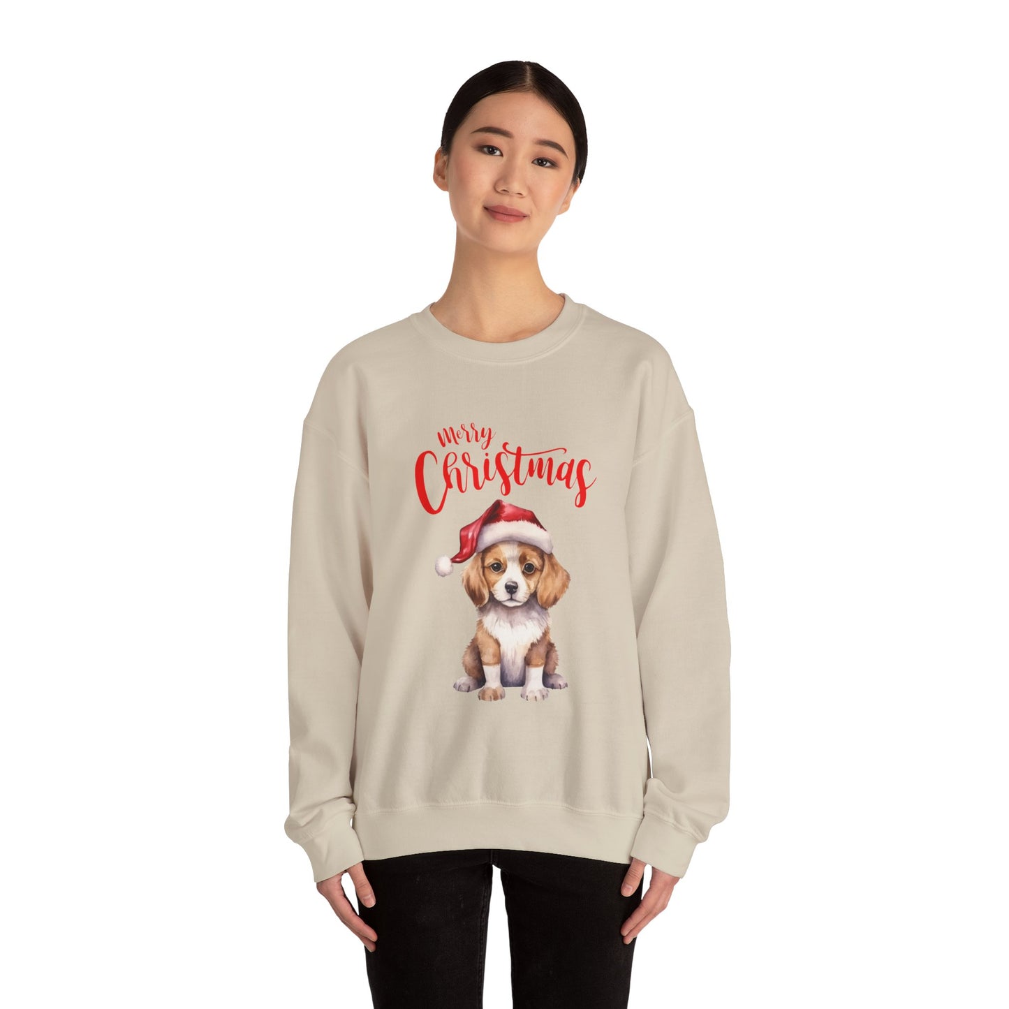 Jolly Pup: Merry Christmas Crewneck