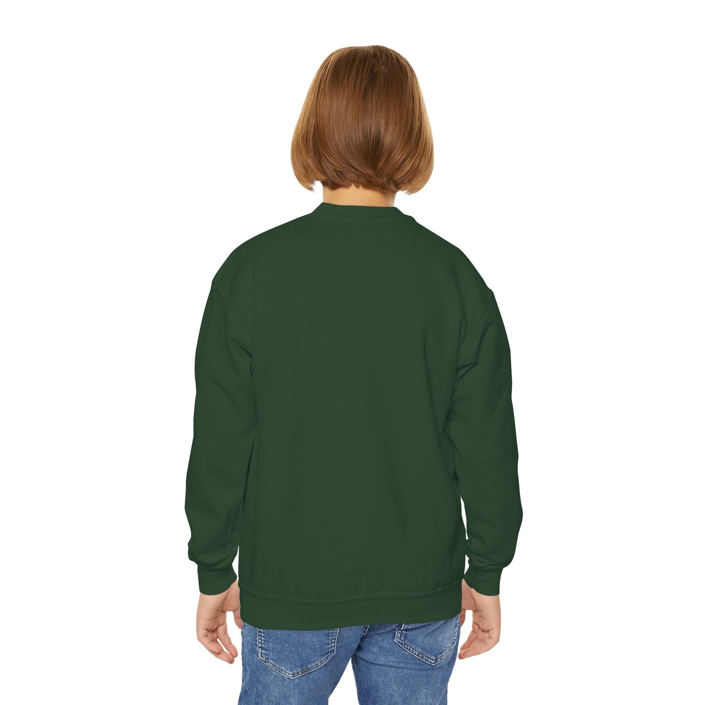 Thanksgiving Gobble Turkey Youth Crewneck Sweatshirt