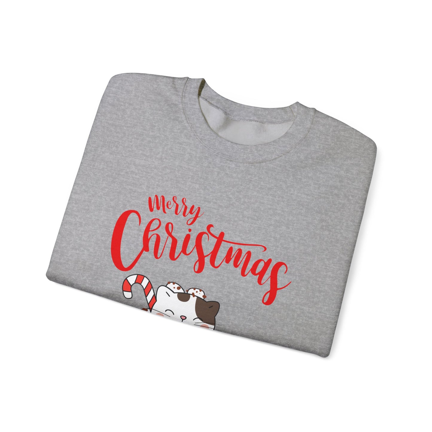 Christmas Cuteness: Kitty in a Cup Crewneck