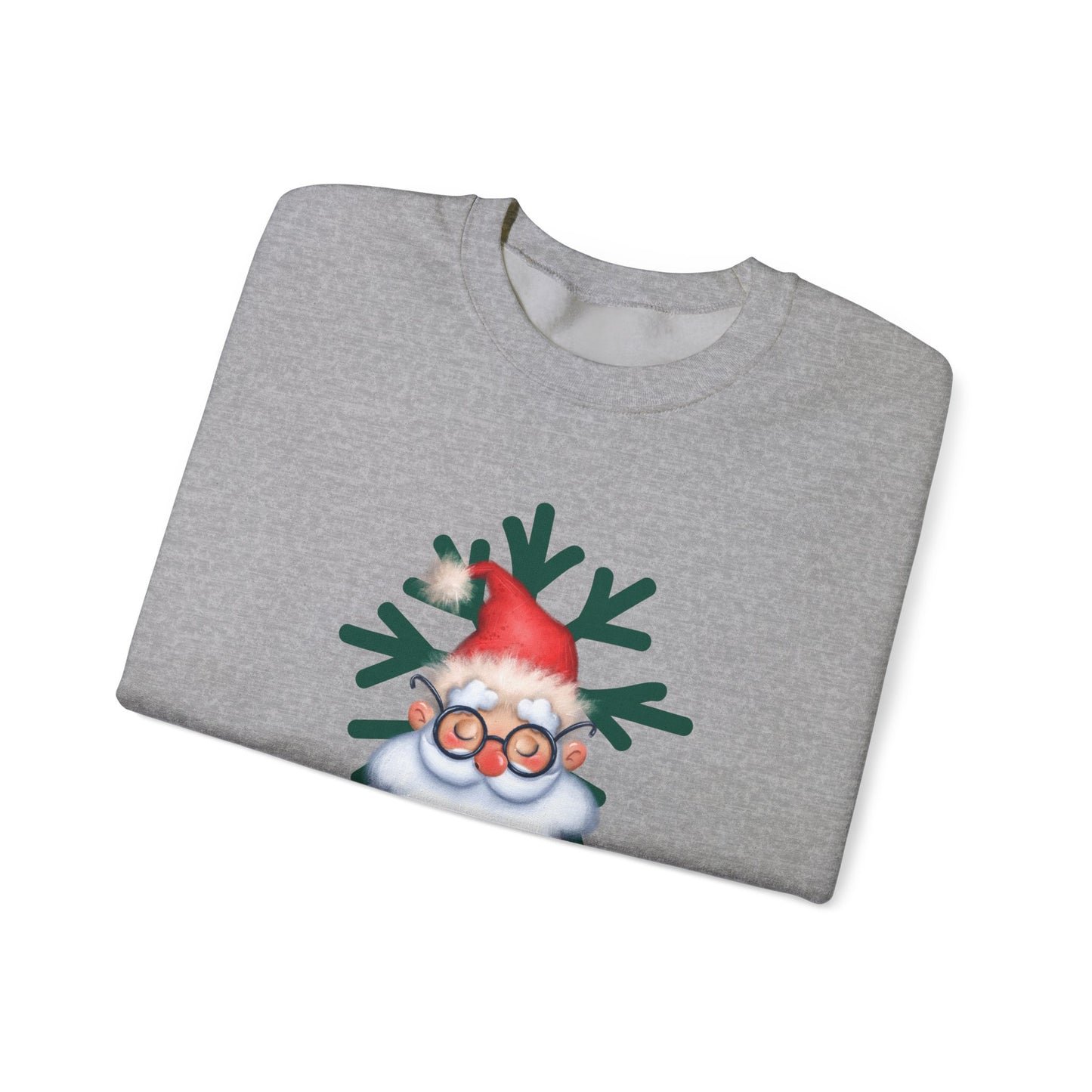 Meditating Santa Christmas  Crewneck