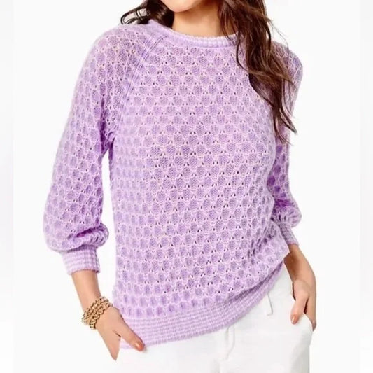 Lilly Pulitzer Corabelle Sweater In Purple Iris